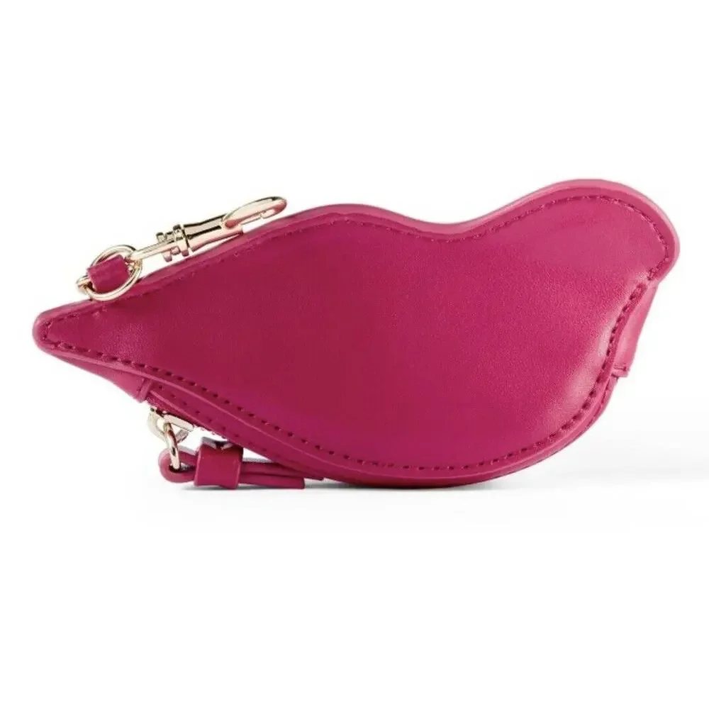 DVF for Target Diane Von Furstenberg PINK LIPS COIN POUCH purse Accessory Viral
